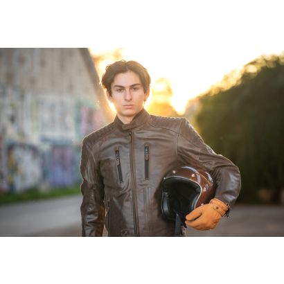 Garibaldi Motorcycle Leather Bullrider Jacket