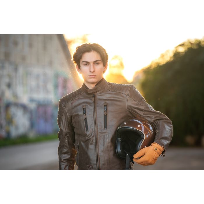 Garibaldi Motorcycle Leather Bullrider Jacket