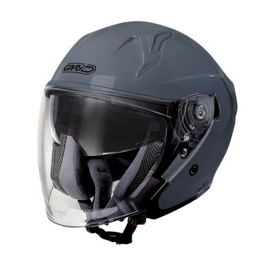 Casco jet custom calota pequeña Garibaldi G02x Negro mate